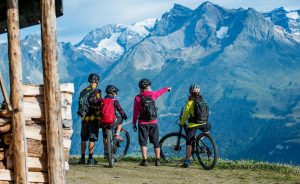 Moutainbike in Obersaxen